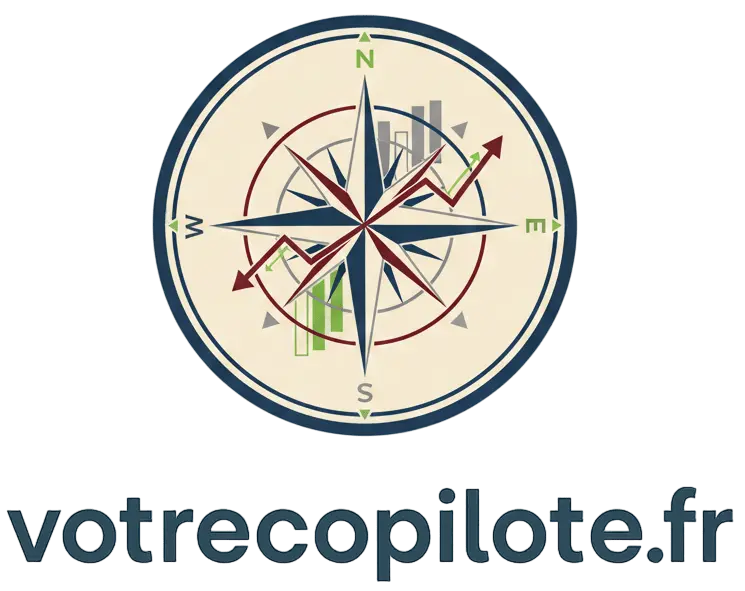 Logo votrecopilote.fr avec baseline